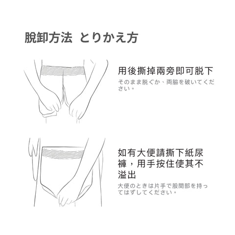 成人復健褲/紙尿褲 加大碼(2L) 10片/包 (內褲型穿脫式設計)